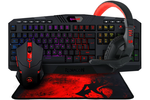 TECLADO REDDRAGON GAMER AURI  S101-BA-2 + MOUSE + MOUSEPAD - Imagen 2