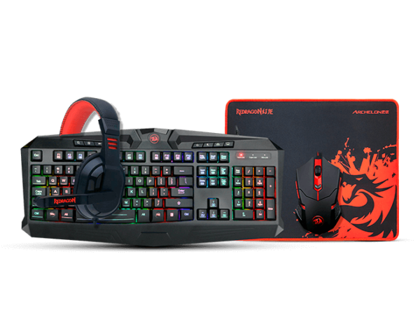 TECLADO REDDRAGON GAMER AURI  S101-BA-2 + MOUSE + MOUSEPAD