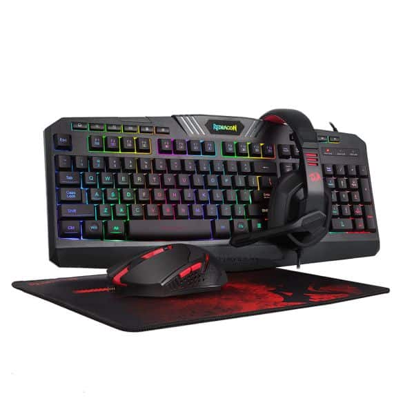 TECLADO REDDRAGON GAMER AURI S101-BA-2 + MOUSE + MOUSEPAD