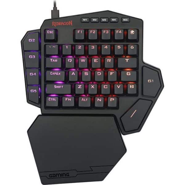 TECLADO REDRAGON K585RGB DITI ONE-HANDED RGB - BLUE