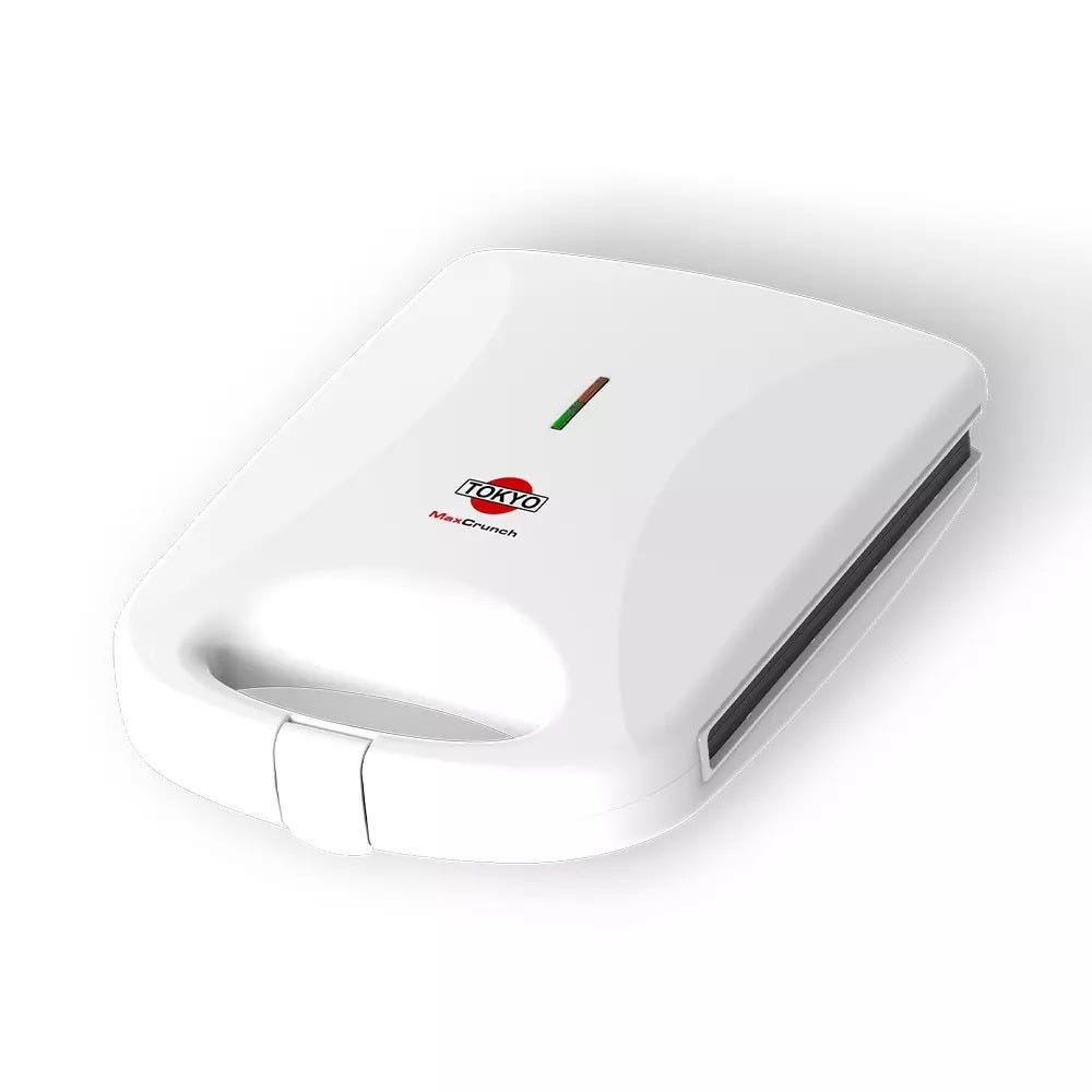 SANDWICHERA TOKYO MAXCRUNCH 4 PANES PLACAS TRIANGULAR 1000W 220V