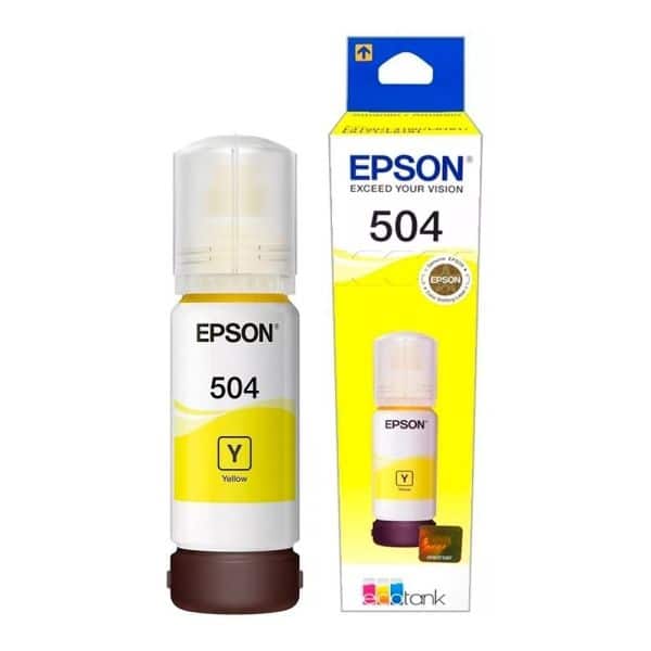 TINTA EPSON T504 AMARILLO 70ML