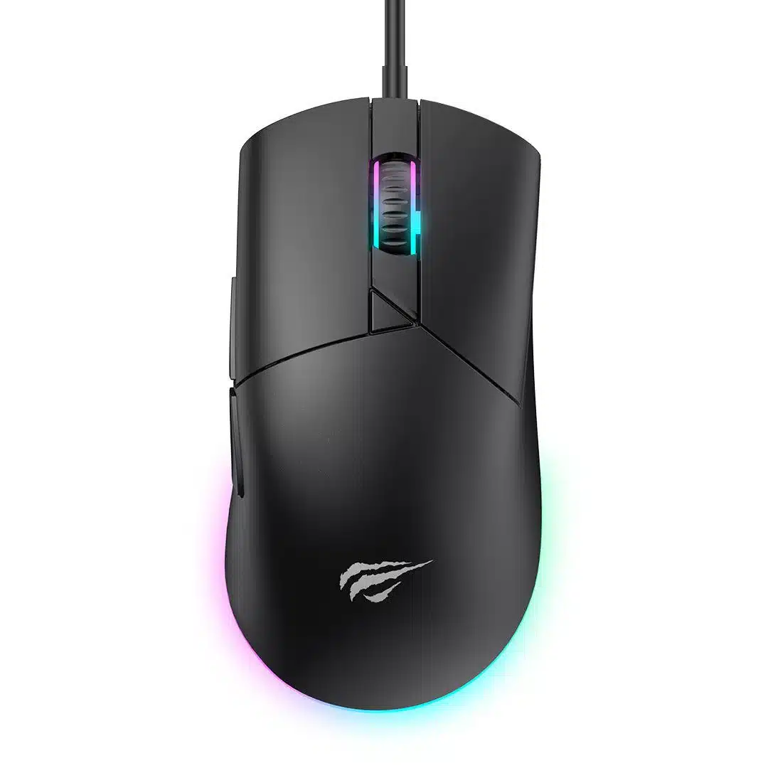 MOUSE HAVIT HV-MS1038-H GAMING RGB 8000DPI 7BOT